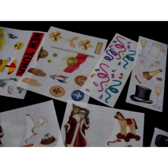 Creative Memories Lot Stickers, Great Lengths Chalet, Snap Pack, Lines, Pastels - Picture 15 of 16